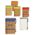 5.5 x 3.5 in. Eco Bamboo Jotters